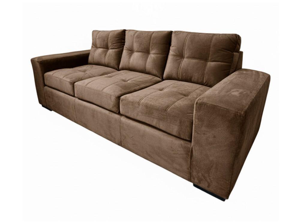 Sofá 3 cuerpos + 2 Pouf Lucca Felpa-2