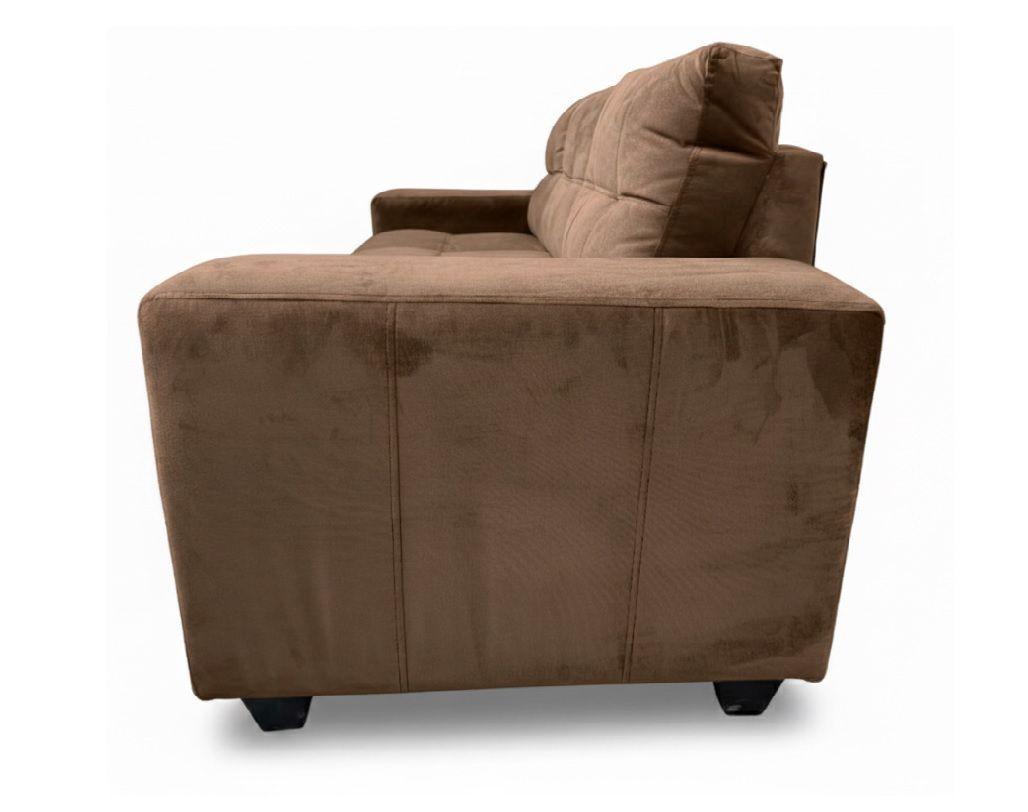 Sofá 3 cuerpos + 2 Pouf Lucca Felpa-4