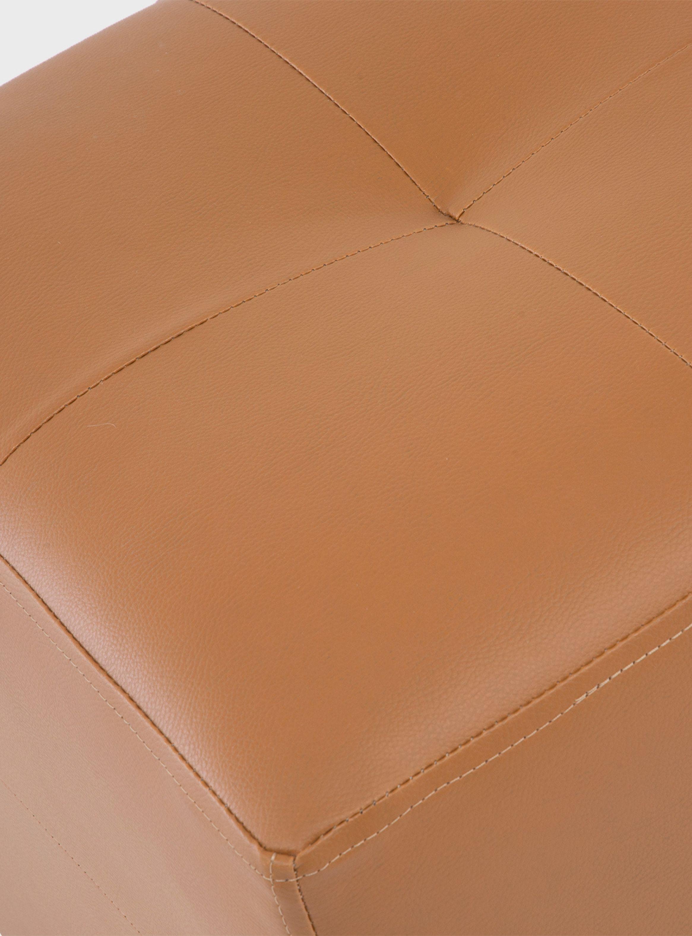 Sofá 3 cuerpos + 2 Pouf Lucca Tela-PU-8