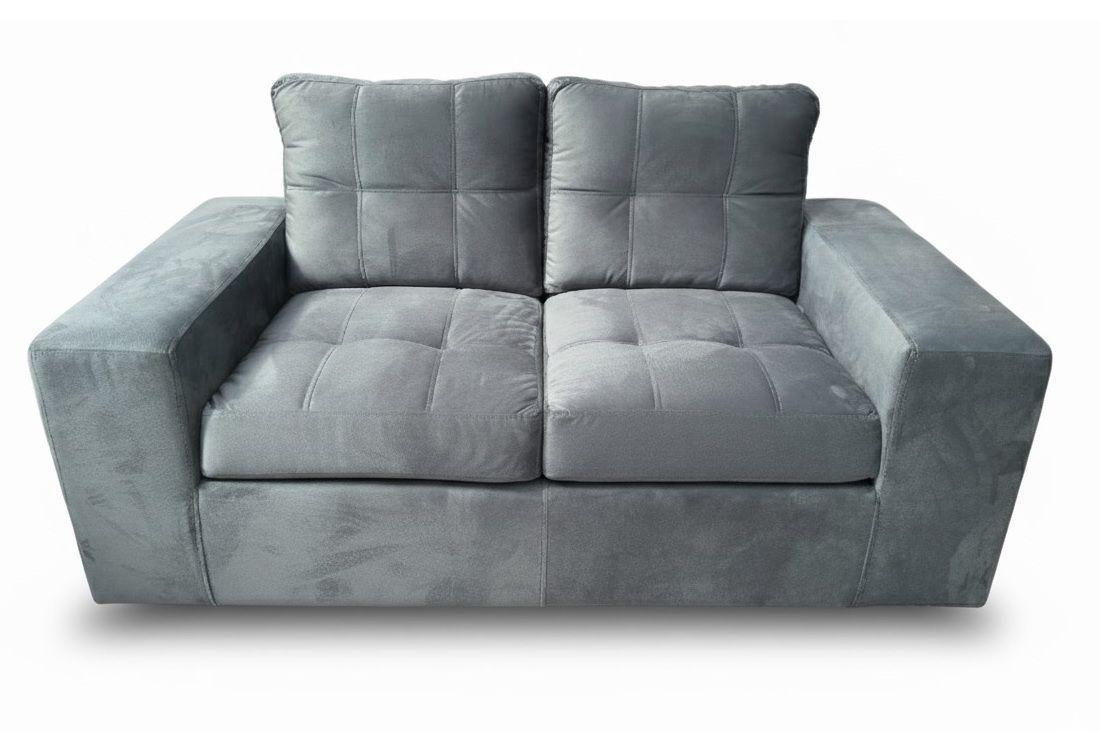 Sofá 2 cuerpos + 2 Pouf Lucca Felpa-3