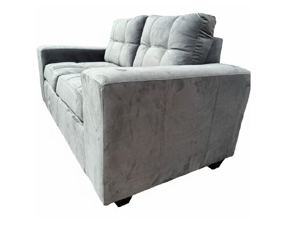 Sofá 2 cuerpos + 2 Pouf Lucca Felpa-4