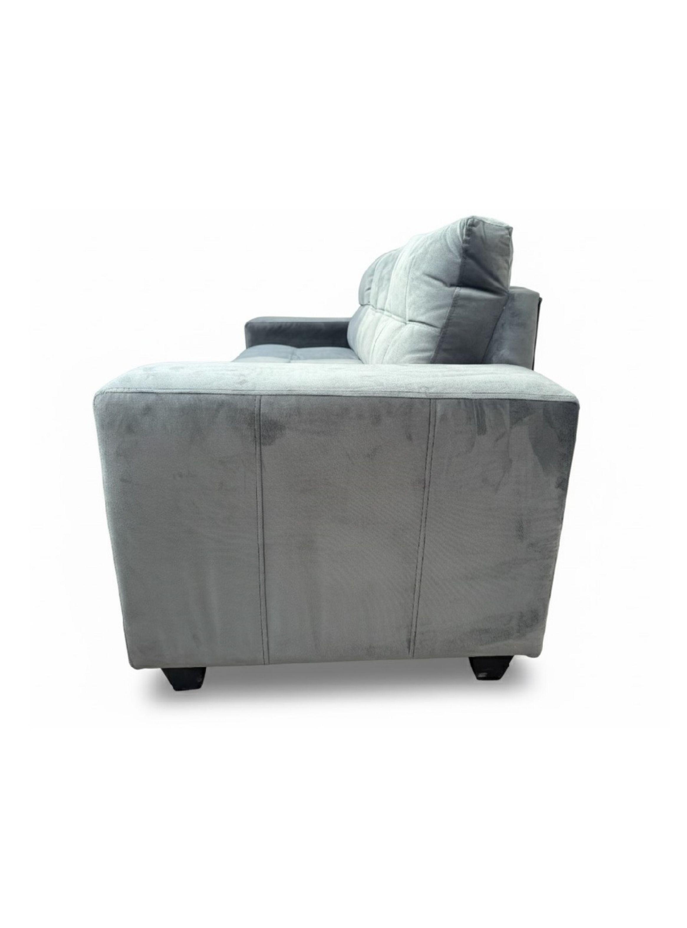 Sofá 2 cuerpos + 2 Pouf Lucca Felpa-5