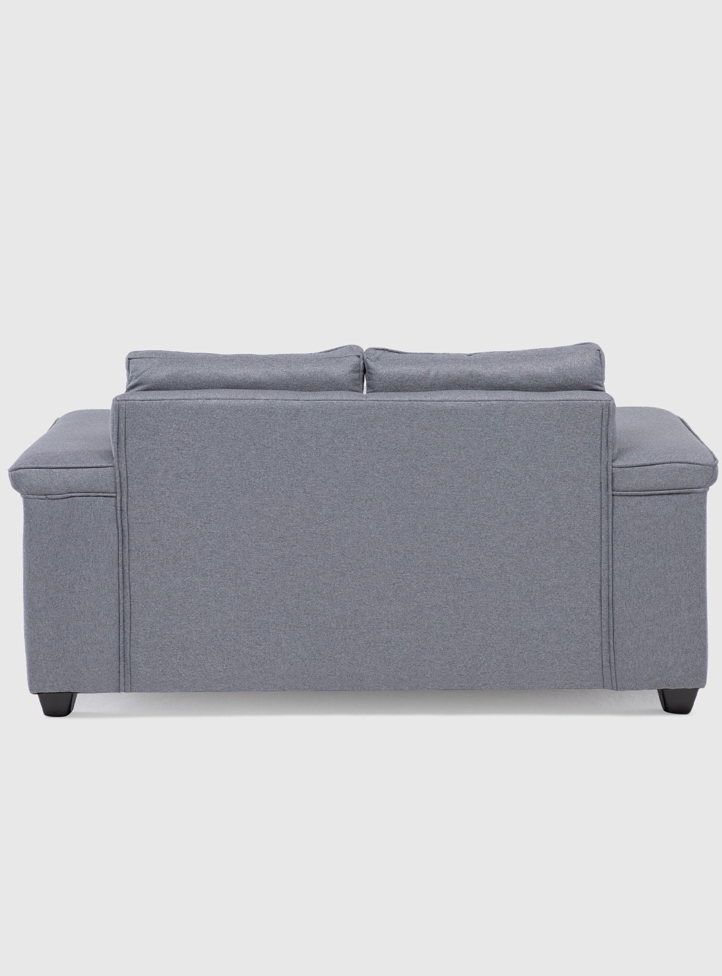 Sofá 2 cuerpos + 2 Pouf Sicilia Tela-6