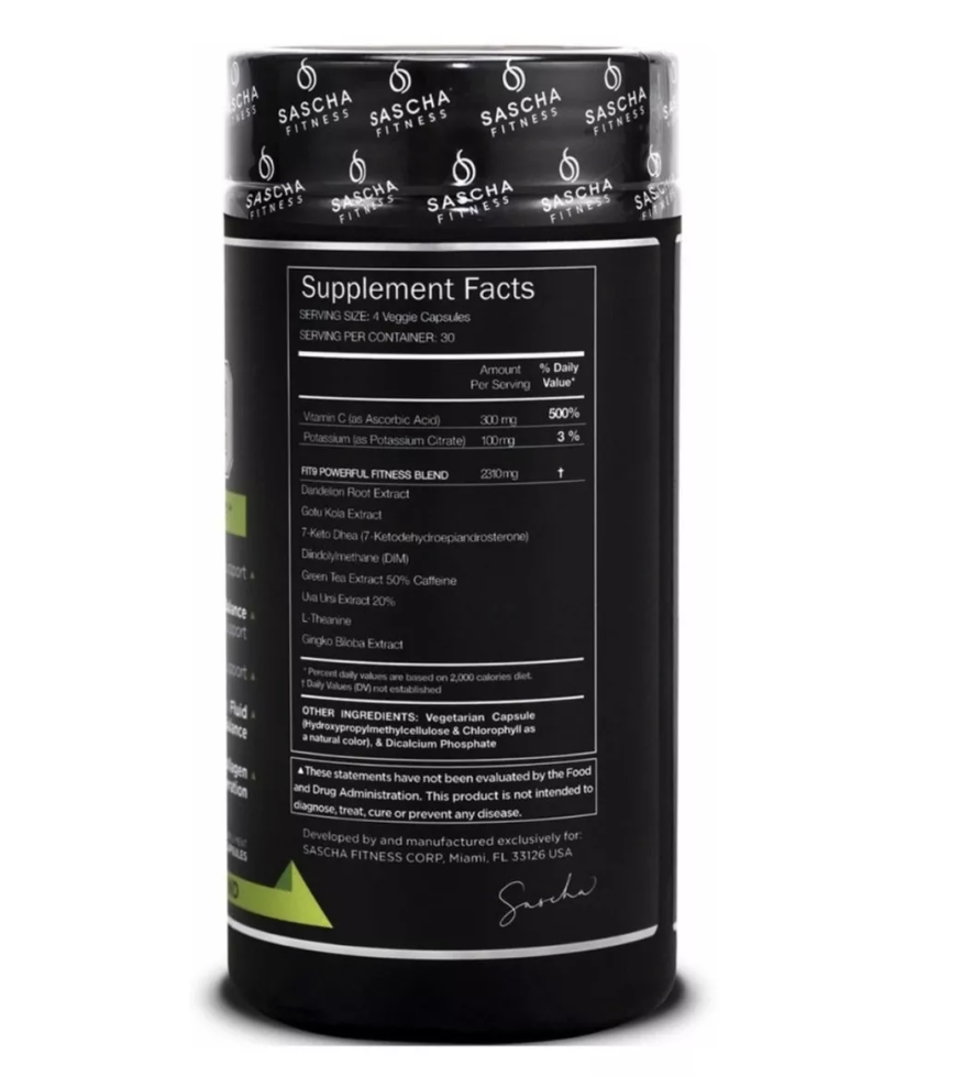 Suplemento Sascha Fitness Fit 9-1