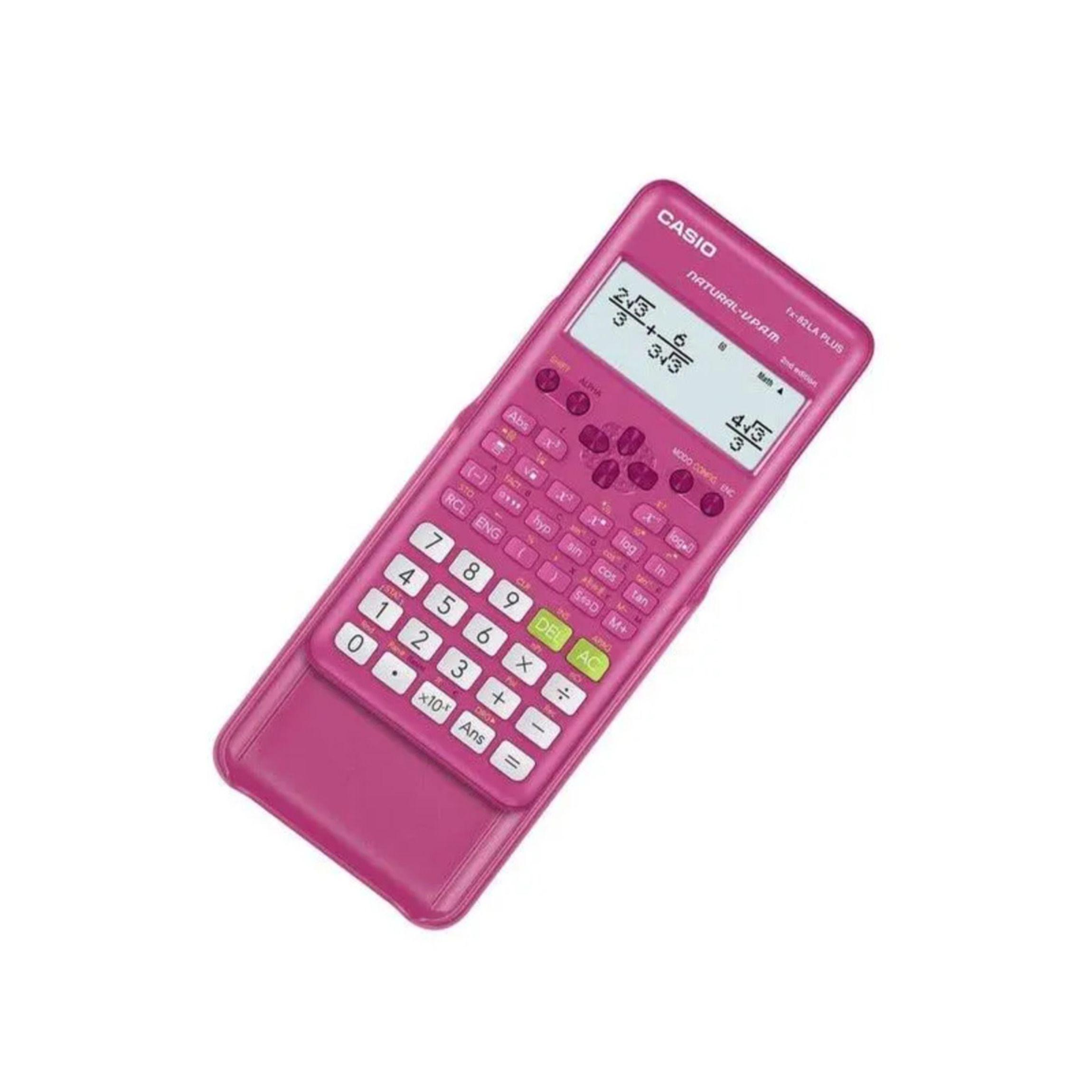 CALCULADORA ROSADA CIENTIFICA CASIO FX 82 LA PLUS / ES PLUS VERSIÓN 2   -0