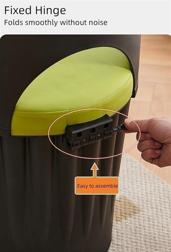 Sillas de almacenamiento con cojín trasero-5