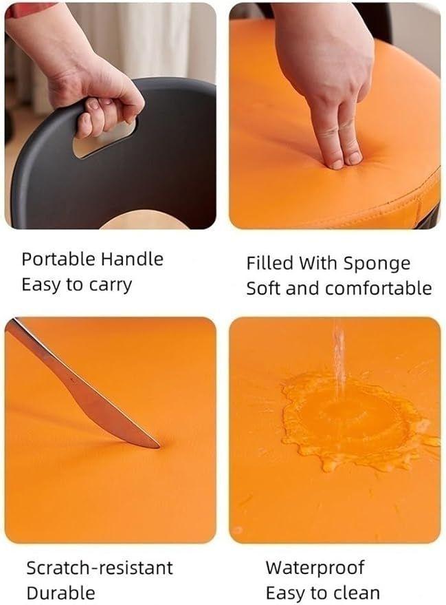 Sillas de almacenamiento con cojín trasero-6