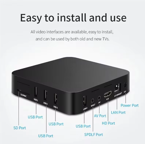SMART TV BOX 16G + 256GB ANDROID 11.3 WIFI CONVERTIDOR A SMART TV-1