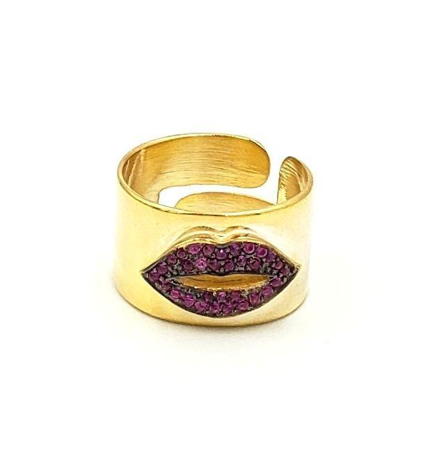 ANILLO DUDAKLAR DORADO PLATA-0