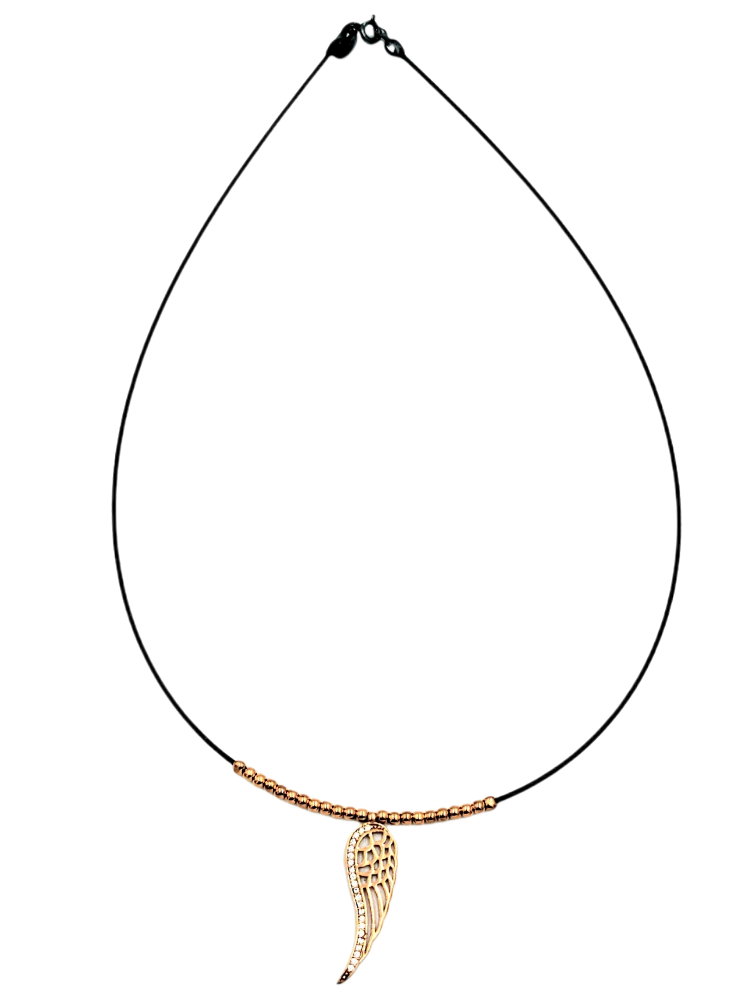 COLLAR SERT KANAT ROSADO PLATA-0