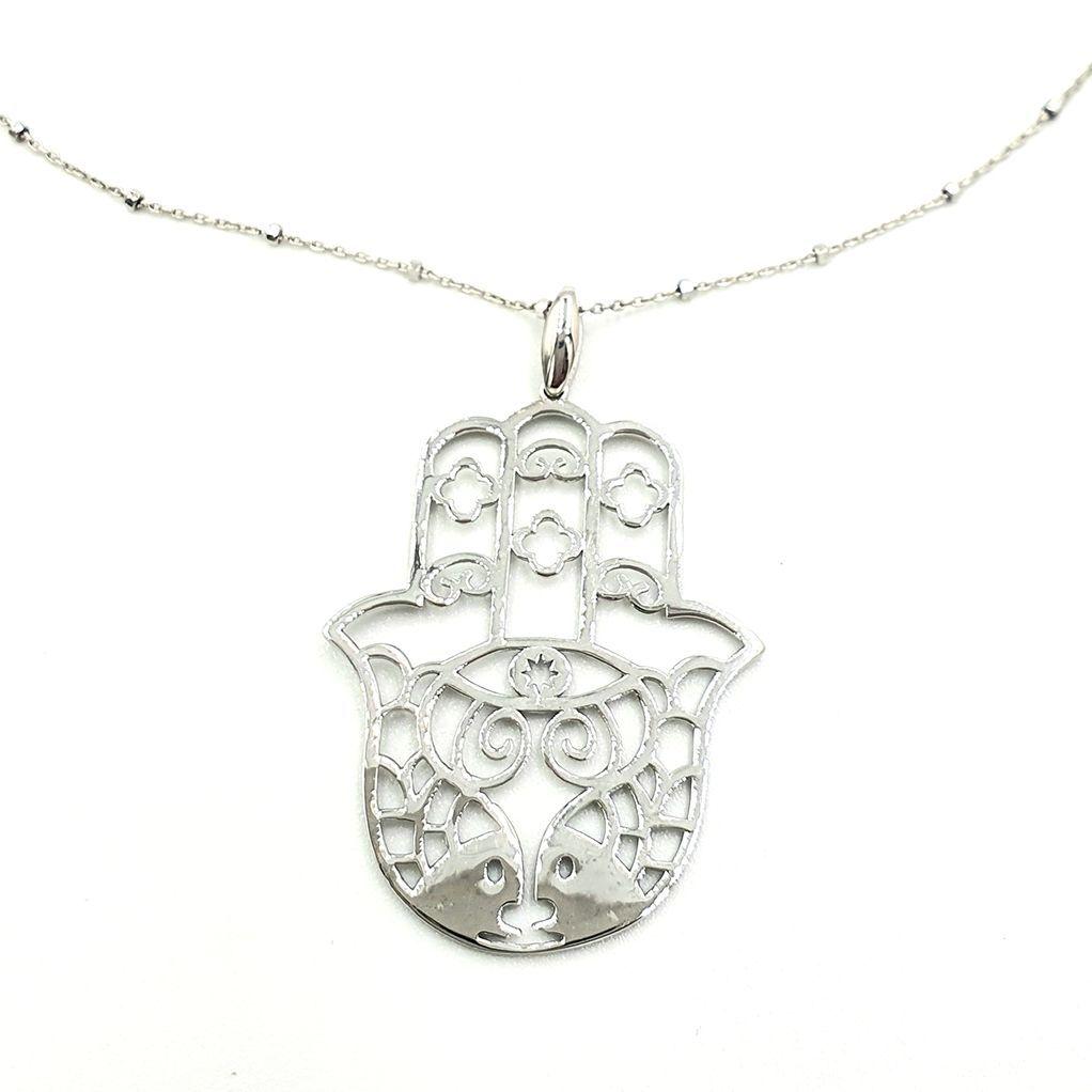 COLLAR HAMSA PLATA-1