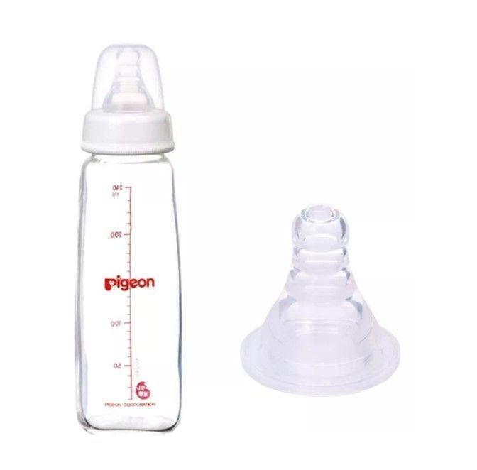 MAMADERA DE VIDRIOFLEXIBLE  240ML PIGEON -3
