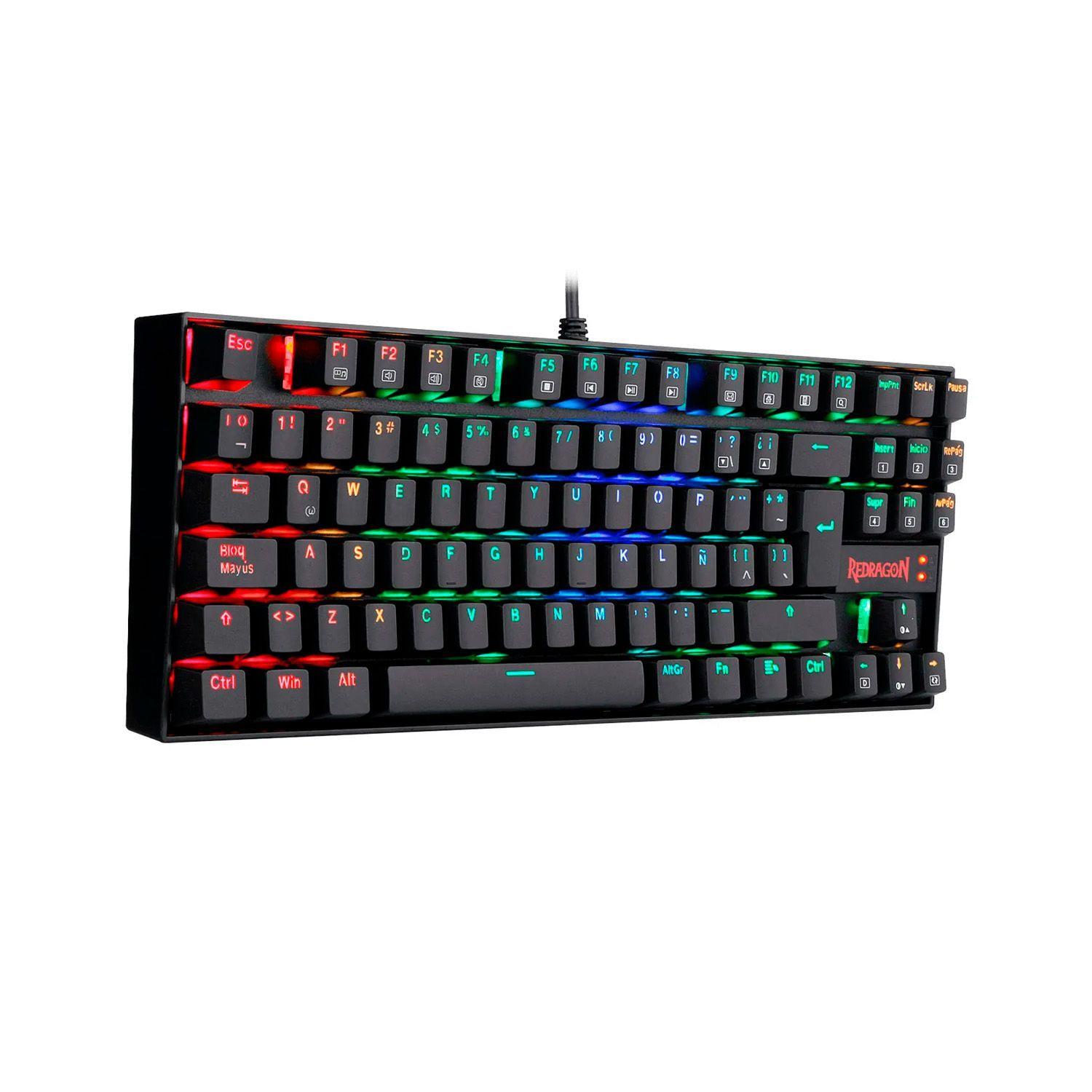 Teclado Gamer Redragon Kumara K522 RGB Mecanico Blue Switch Español-2