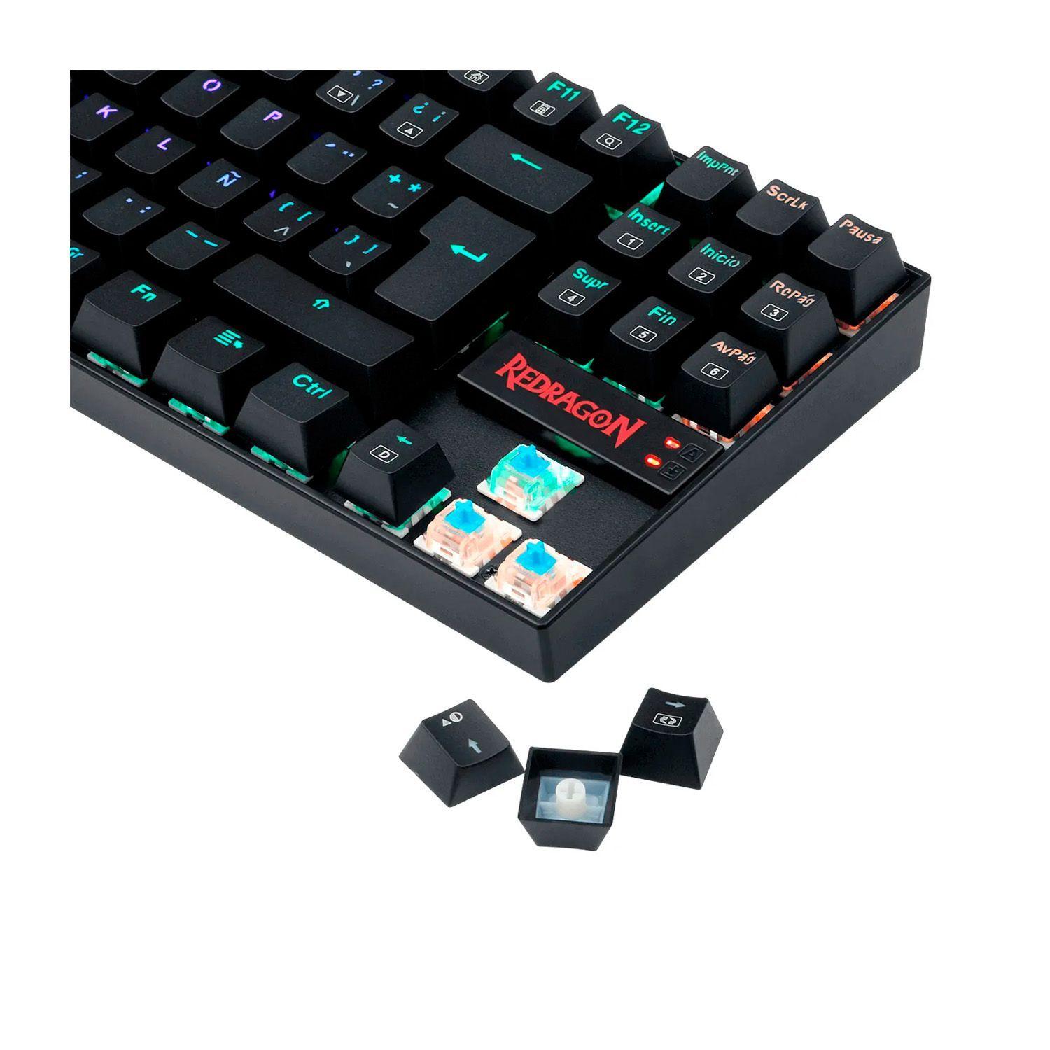 Teclado Gamer Redragon Kumara K522 RGB Mecanico Blue Switch Español-3