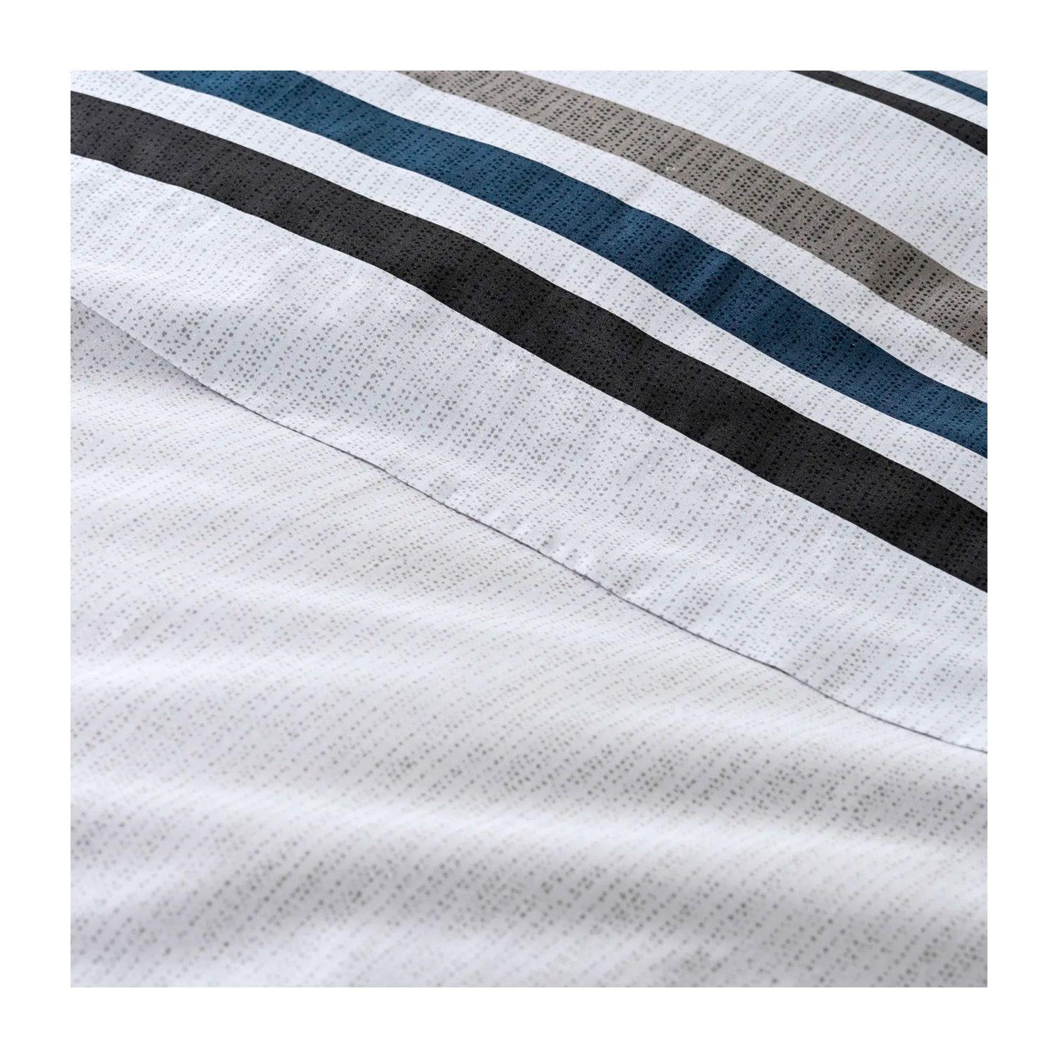 Juego Sabanas Cannon 200 Hilos Estamp Stone 2.5 Plazas-3