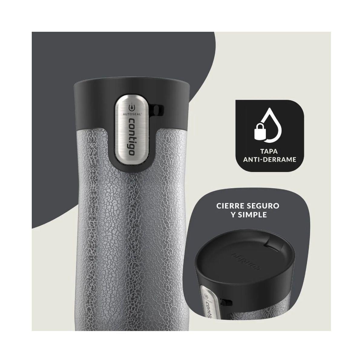 Vaso Termico Contigo West Loop 3.0 473ml Sake Gris-5