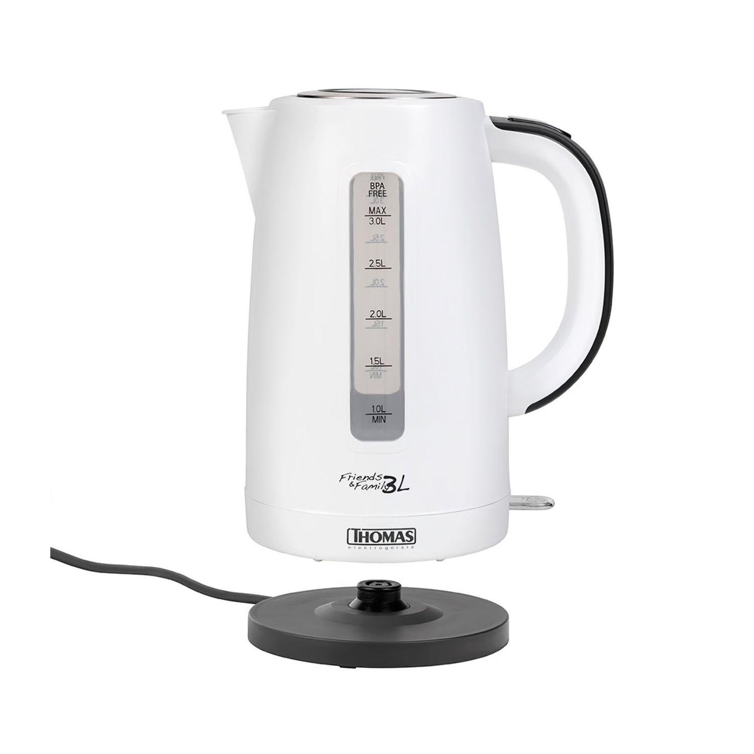 Hervidor Thomas TH-4351 Family & Friends 3L 2200W Blanco-2