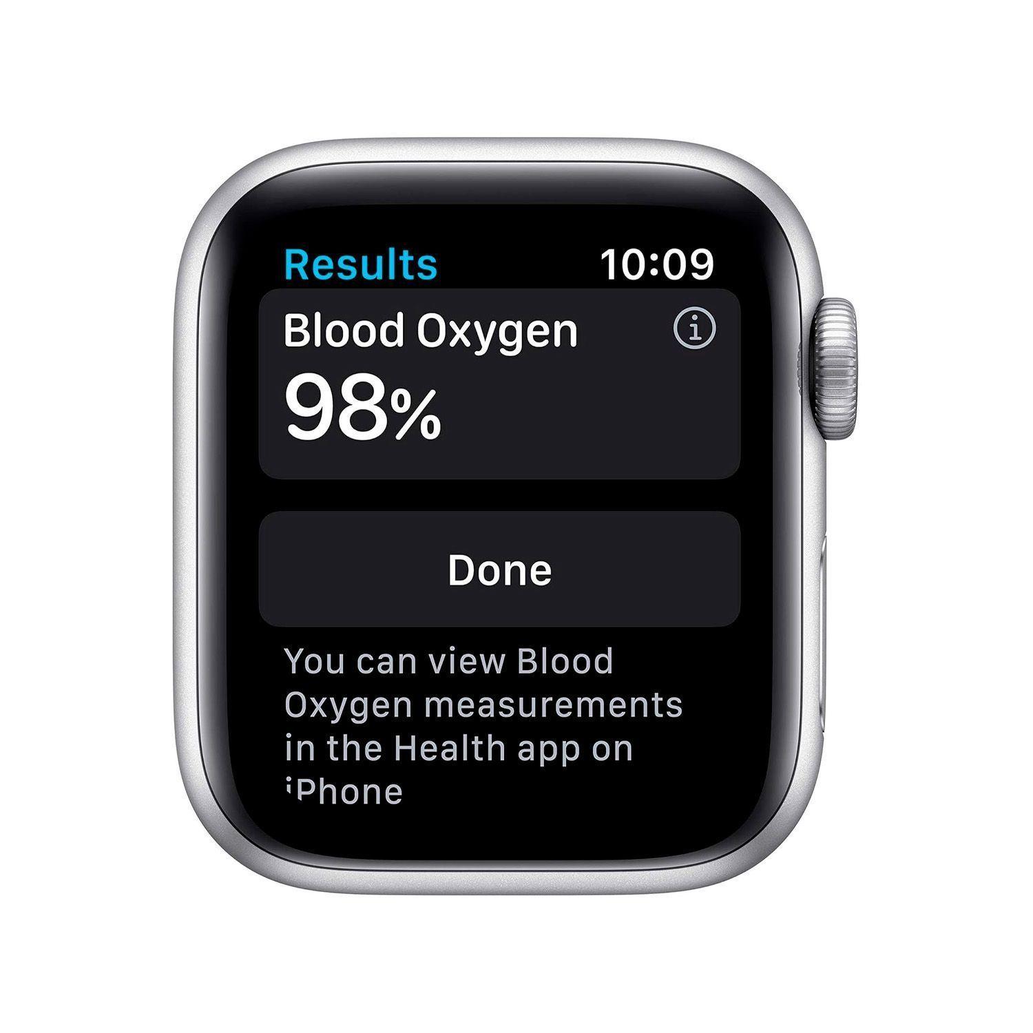 Reloj Apple Watch Series 6 40mm GPS + Celular Silver Aluminum Case White Sport Band-3