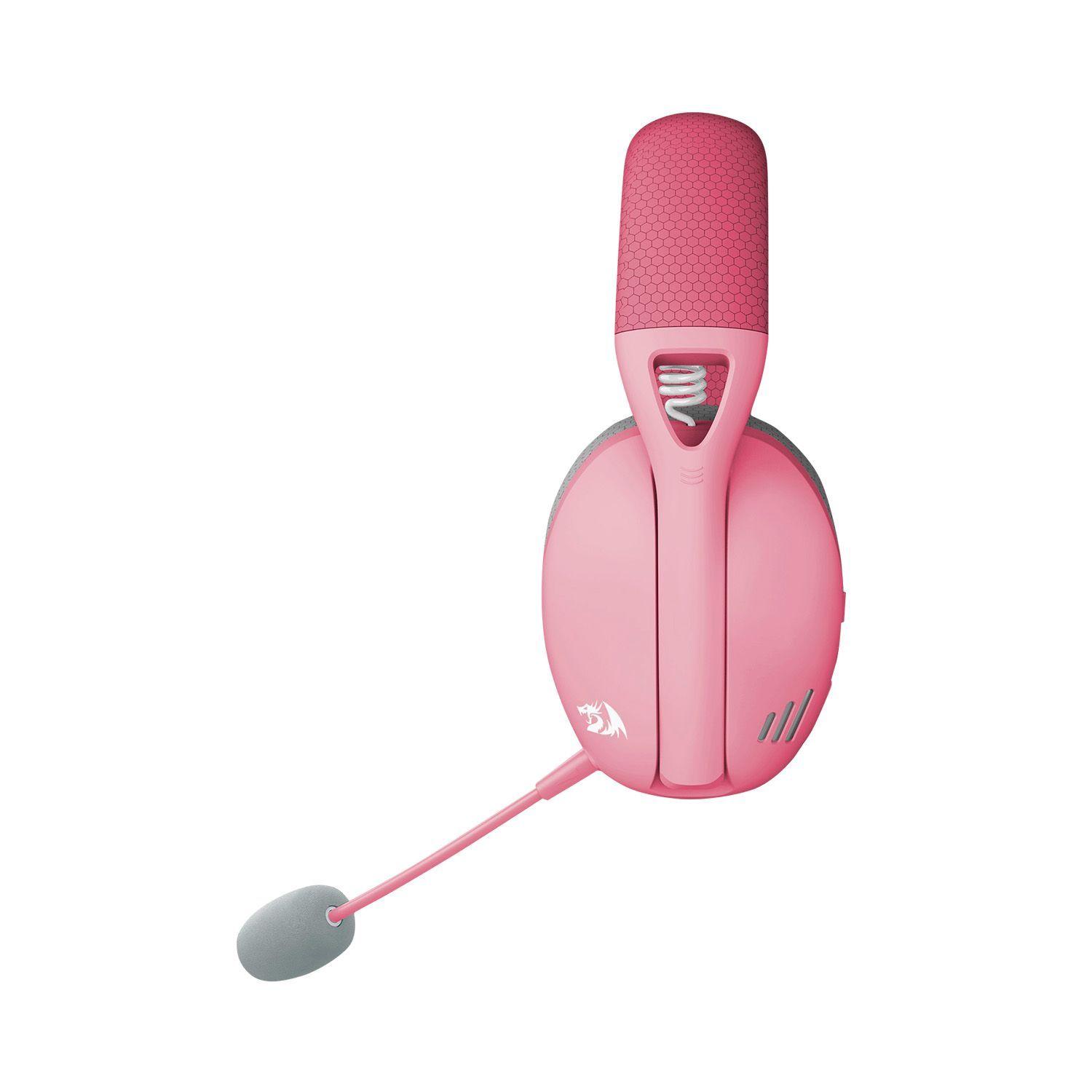 Audífonos Gamer Inalámbrico Redragon Ire H848PK Pink-3