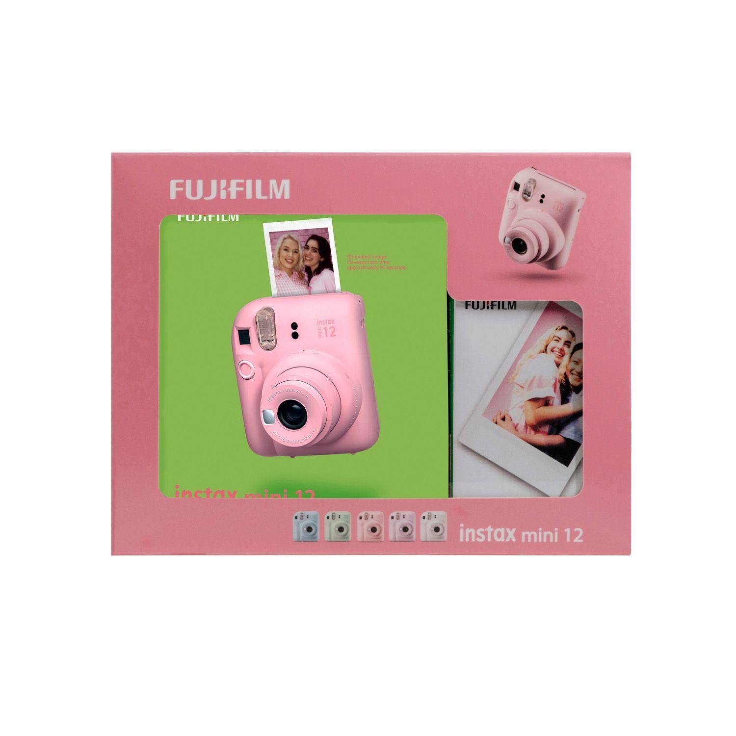 Kit Cámara Instantánea Instax Mini 12 Pink + Film 10-3