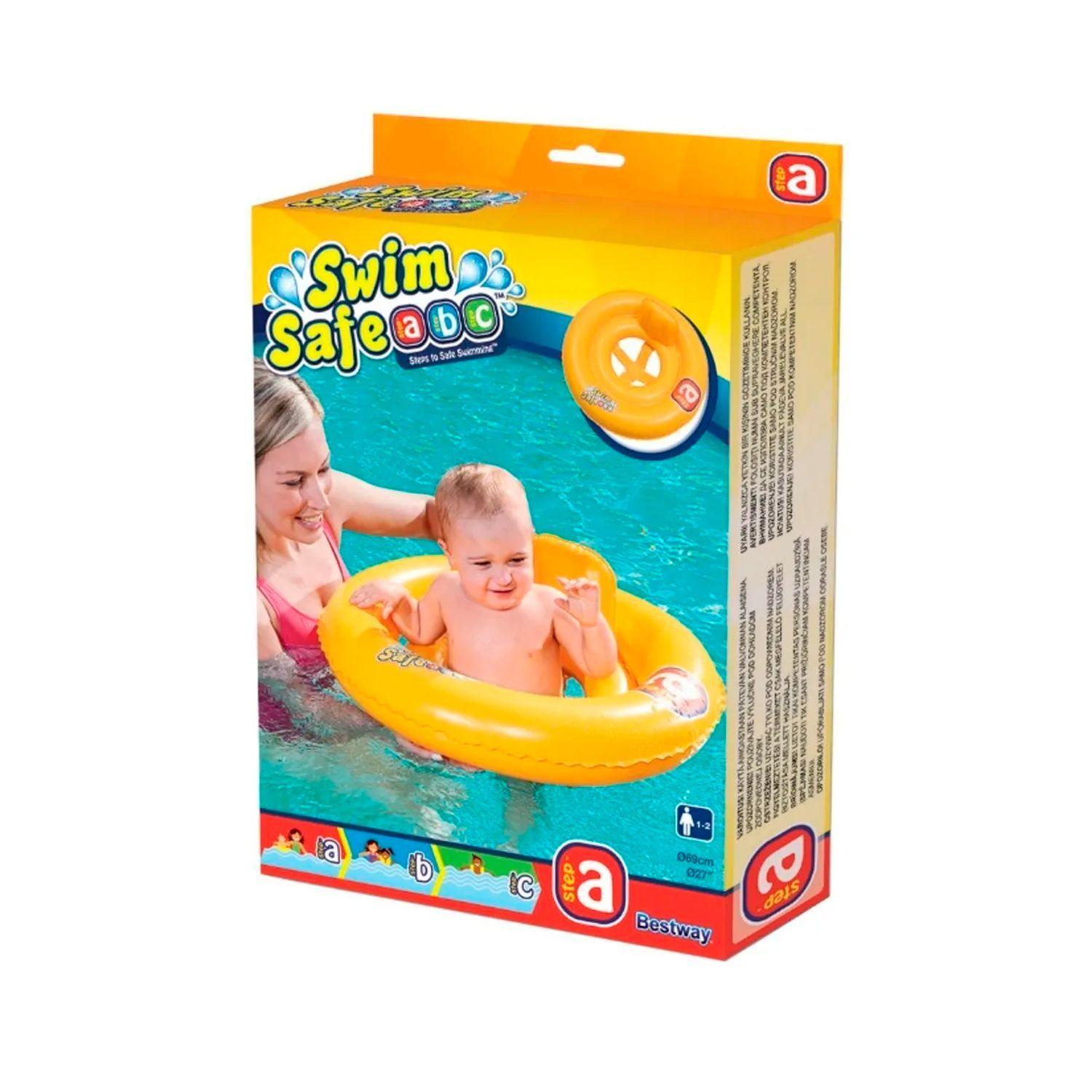 Flotador Bestway Silla Bebé 2 anillos Swim Safe 69cm 1-2 años-2