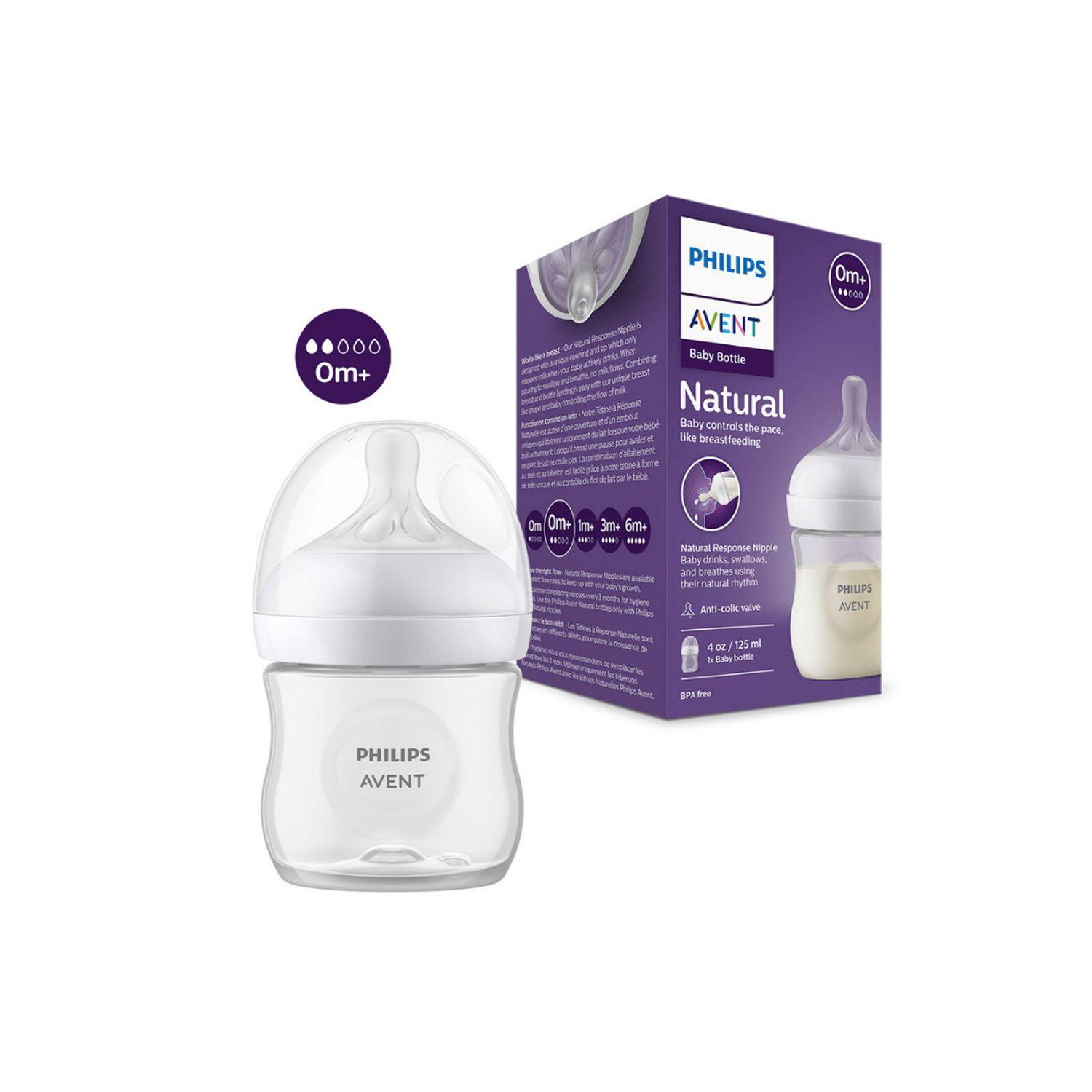 Mamadera Natural Response +0m 125ml Libre de BPA-3