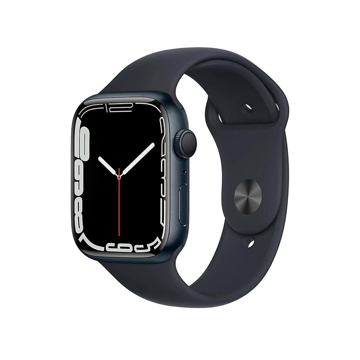 Reloj Apple Watch Series 7 41mm GPS Celular Midnight Aluminum Case Midnight Band-0
