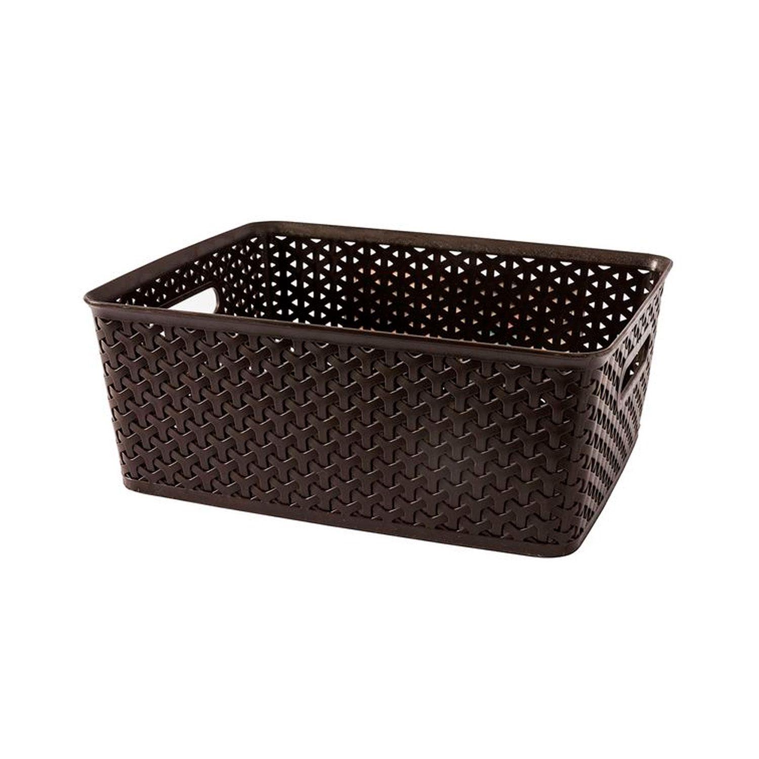 Canasto Organizador Ratan Beige Grande-1