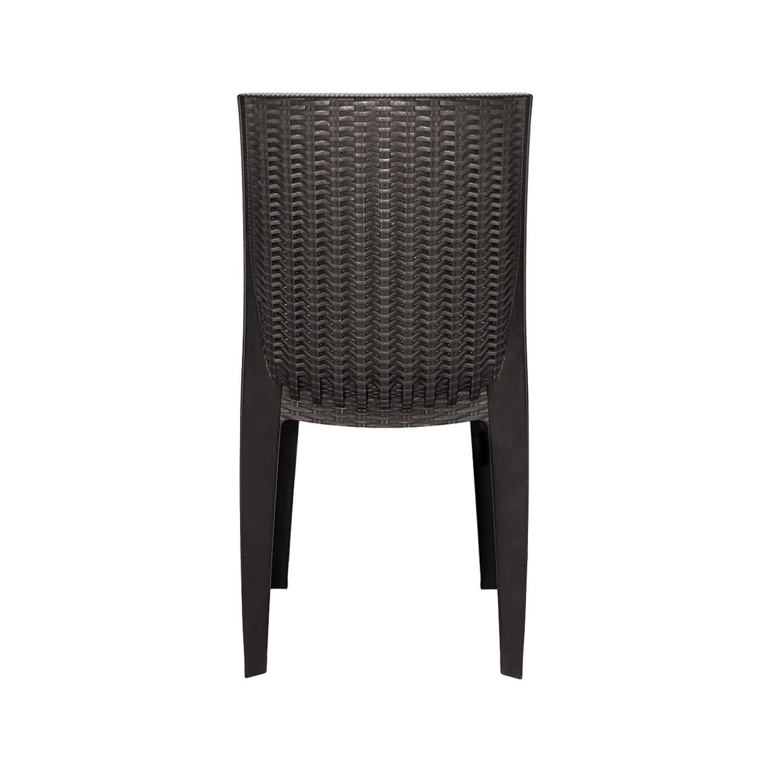 Silla Ratan Corsa Sin Brazos Café-2