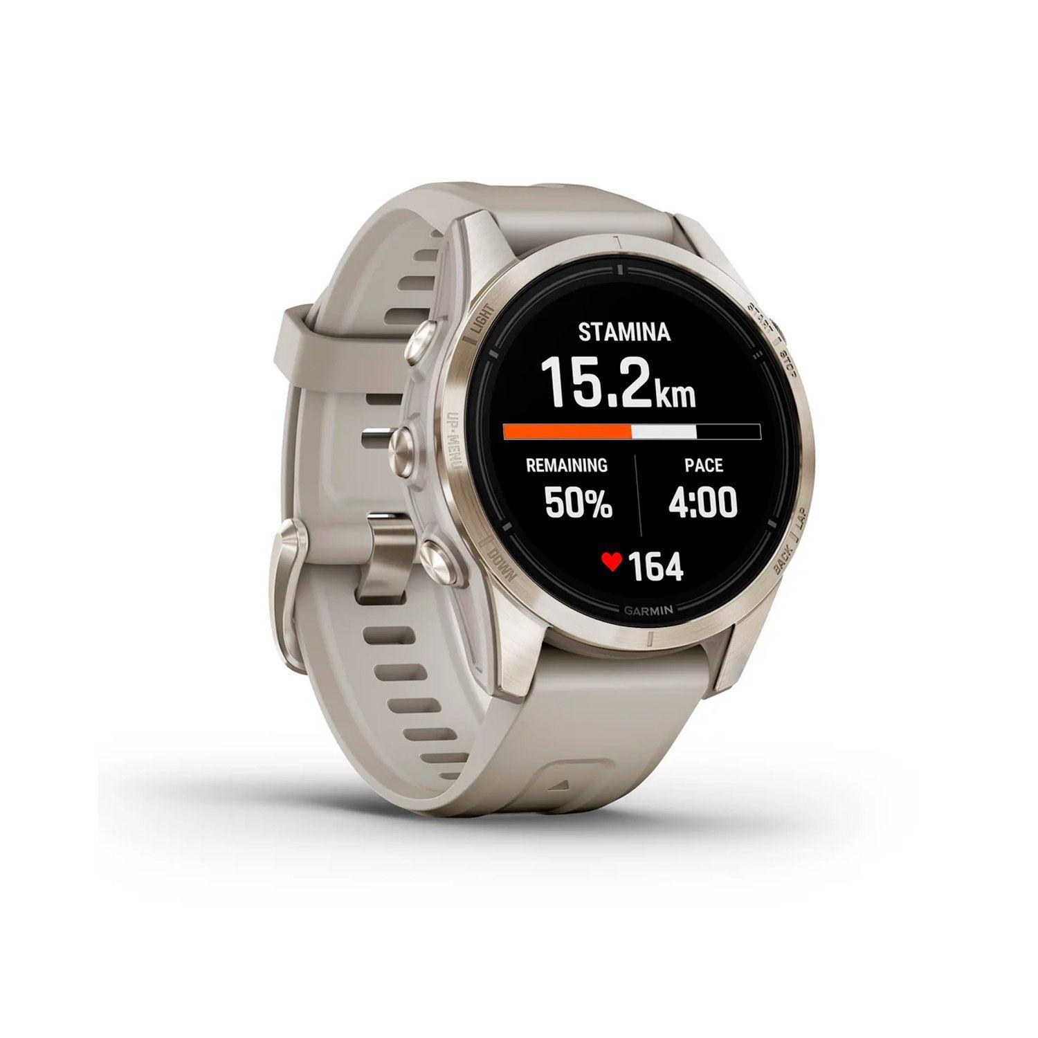 Reloj Garmin Epix Pro Gen 2 Sapphire 42mm Soft Gold Light Sand-2
