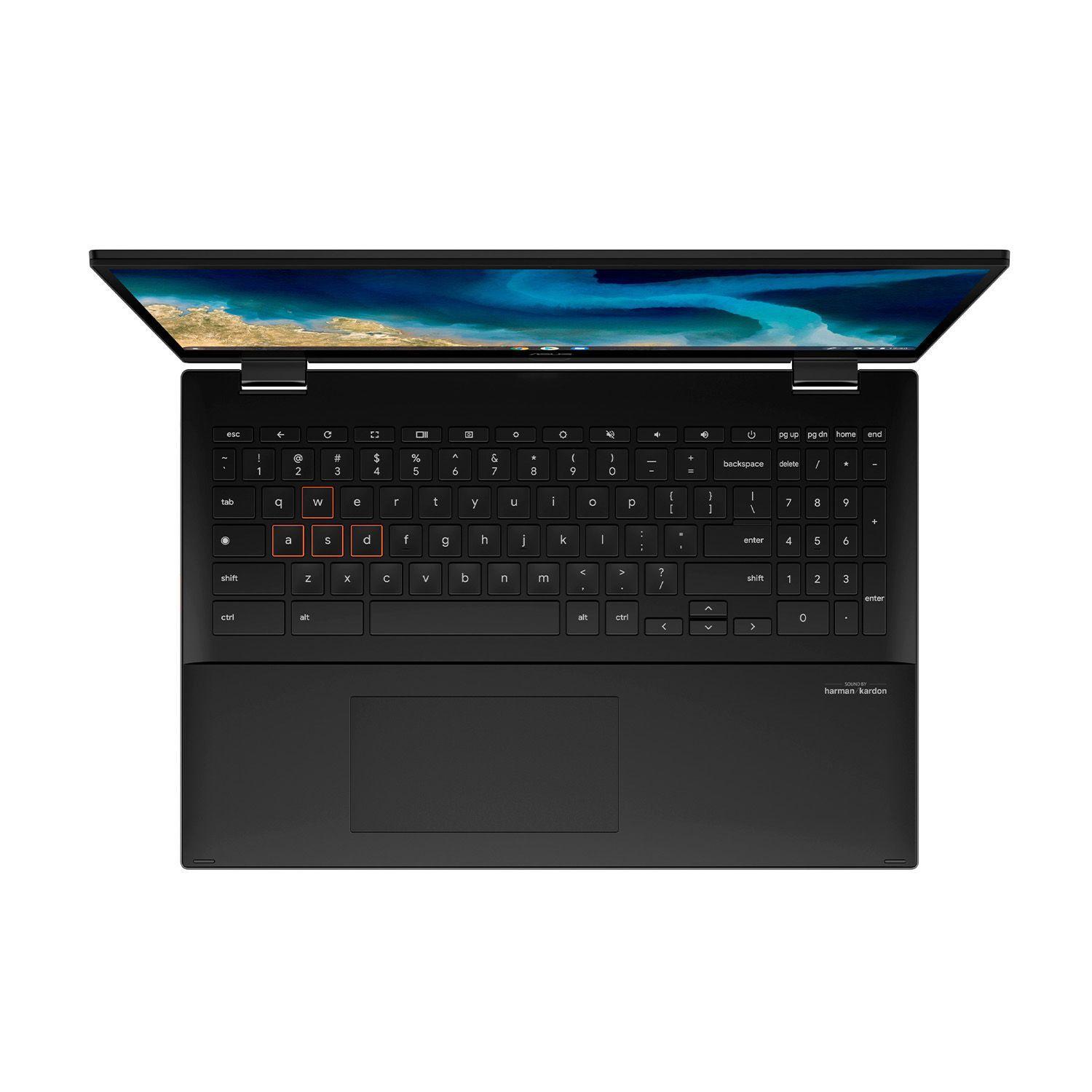 Notebook Chromebook Asus Ryzen 3 4GB 64GB 15.6' FHD Táctil Chrome Os-3
