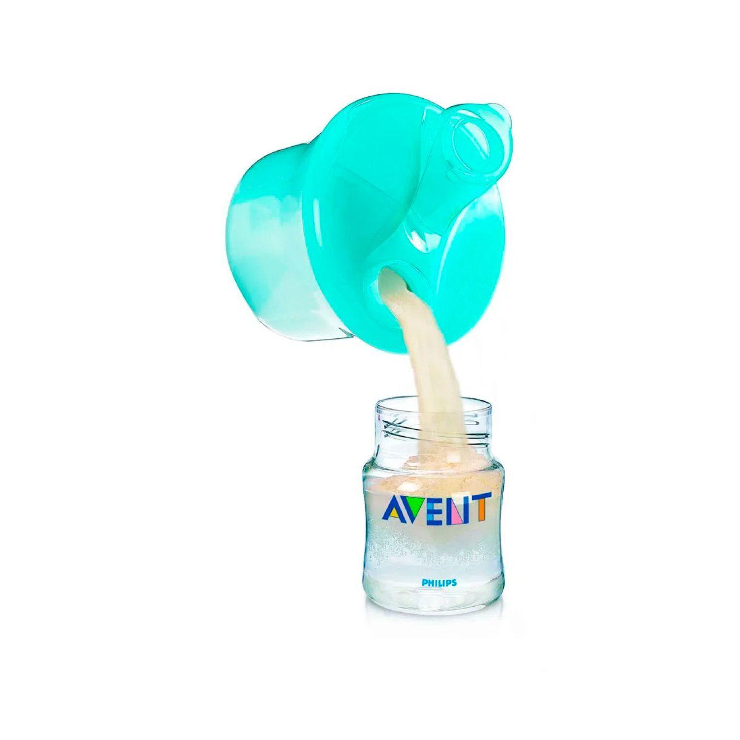 Dosificador de leche Avent 3 dosis Azul-2