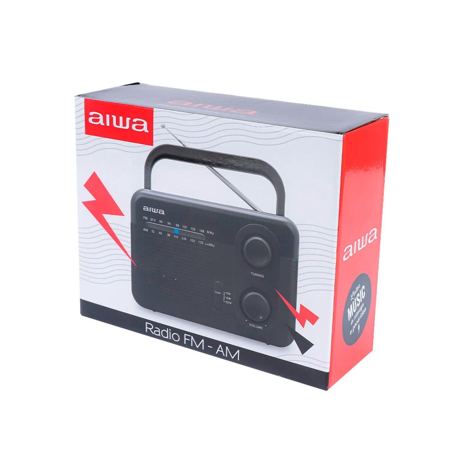 Radio Análoga Portátil Aiwa Aw-fml4 Fm-am Jack 3.5mm-2