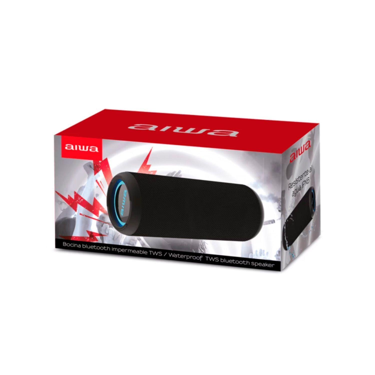 Parelante Portátil Inalámbrico Aiwa Aw-kf4 Tws Ipx6 10W Negro-2