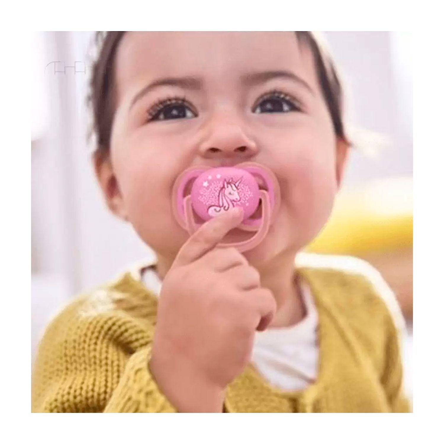 Chupete Avent Ultra Air Unicornio 6-18m Rosado-2