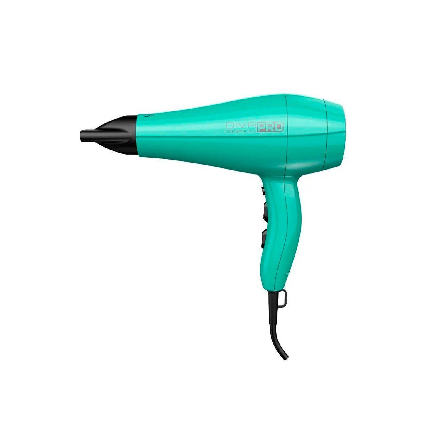 Secador de Pelo Gama Diva Salon Pro Turquesa 2200W-2