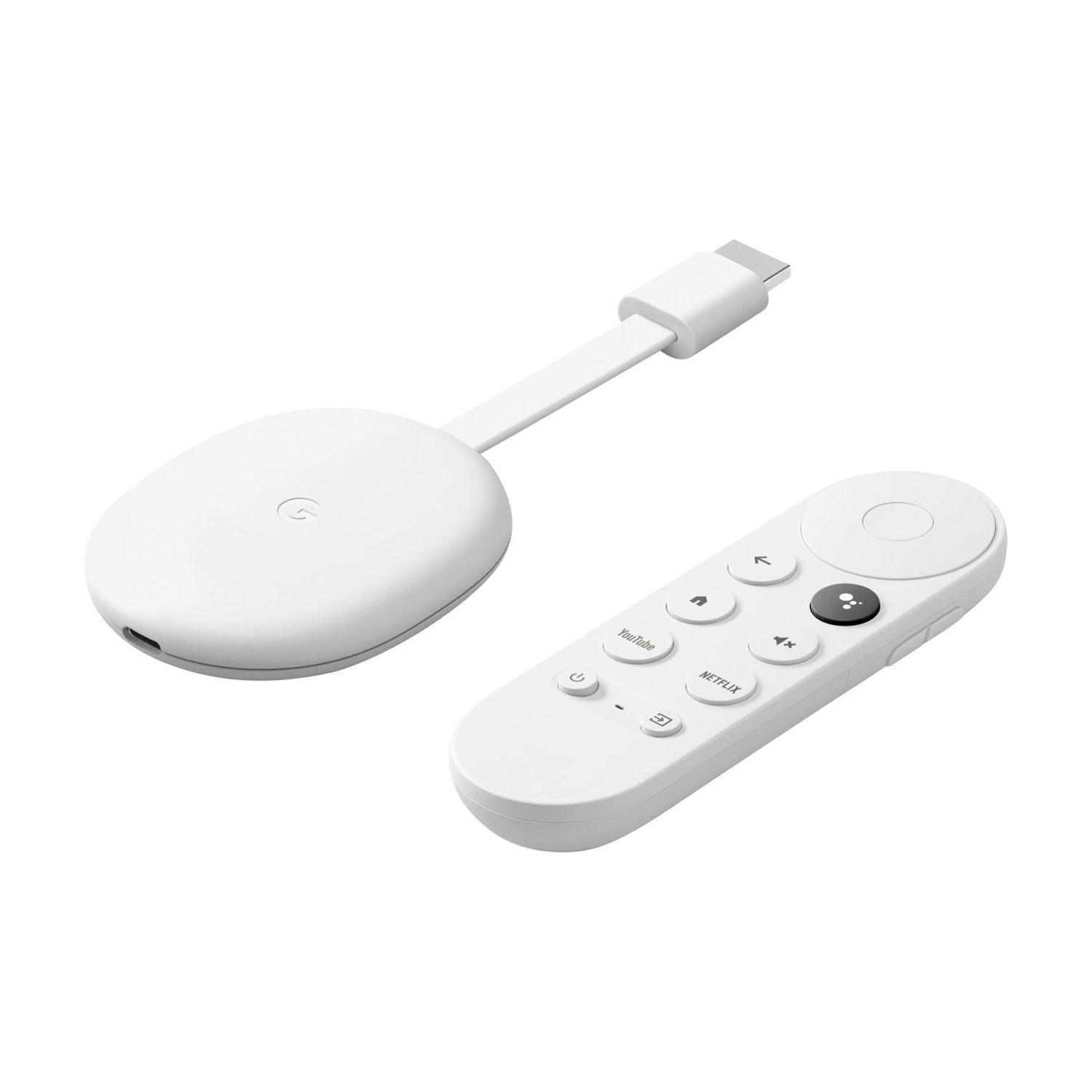Reproductor de Streaming Google Chromecast 4 con Android TV HD-0