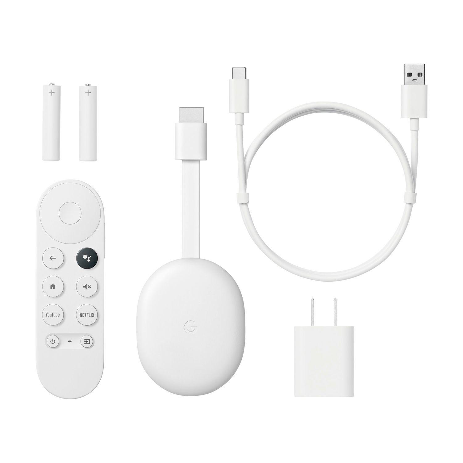 Reproductor de Streaming Google Chromecast 4 con Android TV HD-3