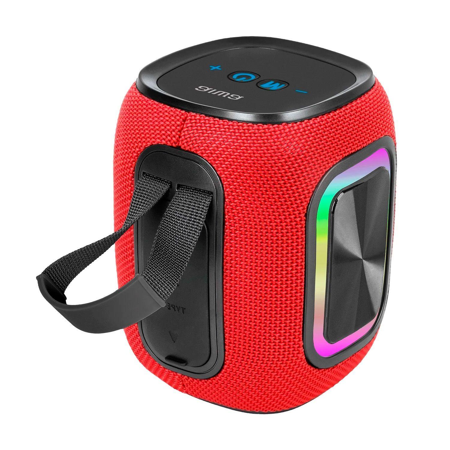 Parlante Portátil Inalámbrico Aiwa KB61 Rojo 12W-2