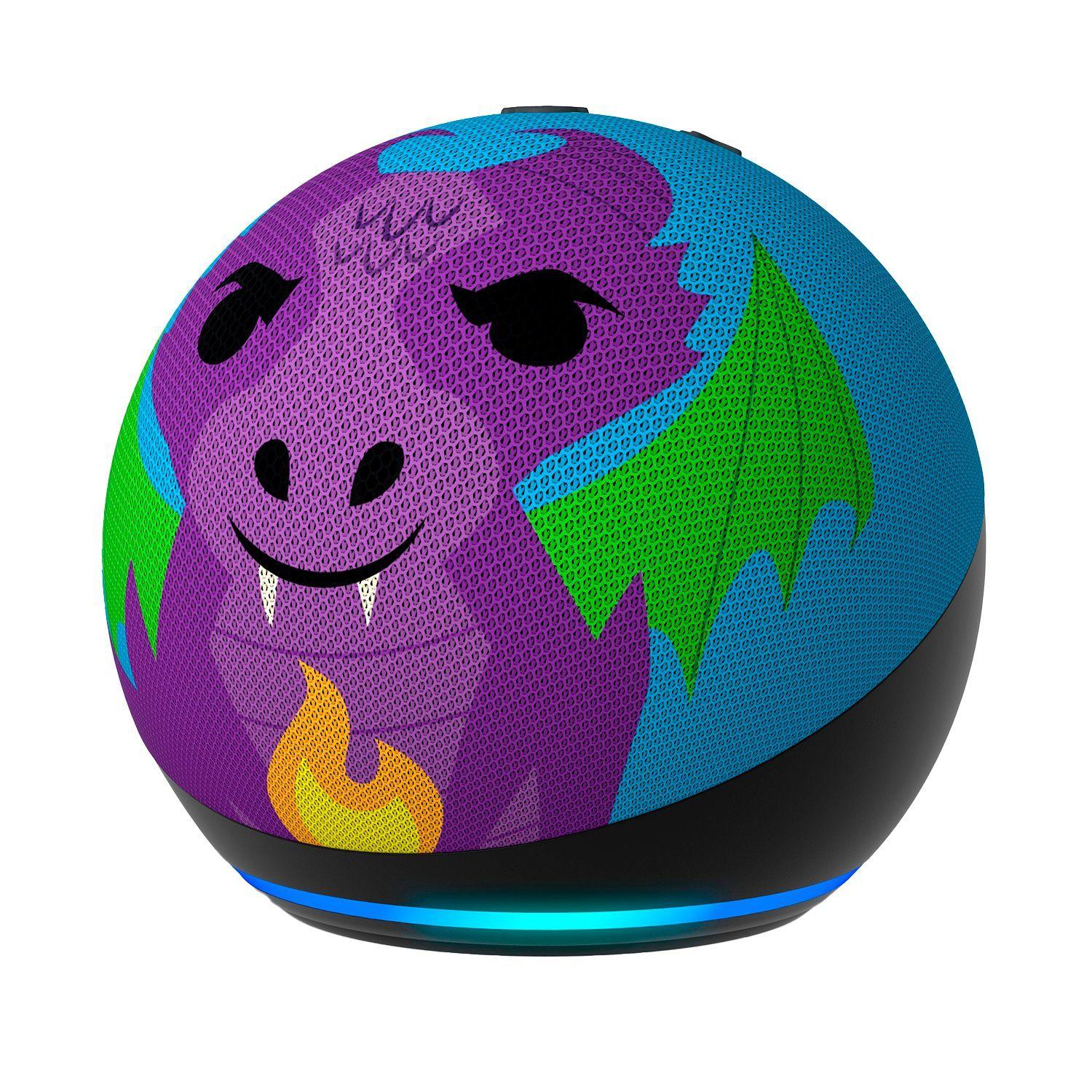 Parlante Inteligente Amazon Echo Dot Kids 5th Alexa Dragón-0