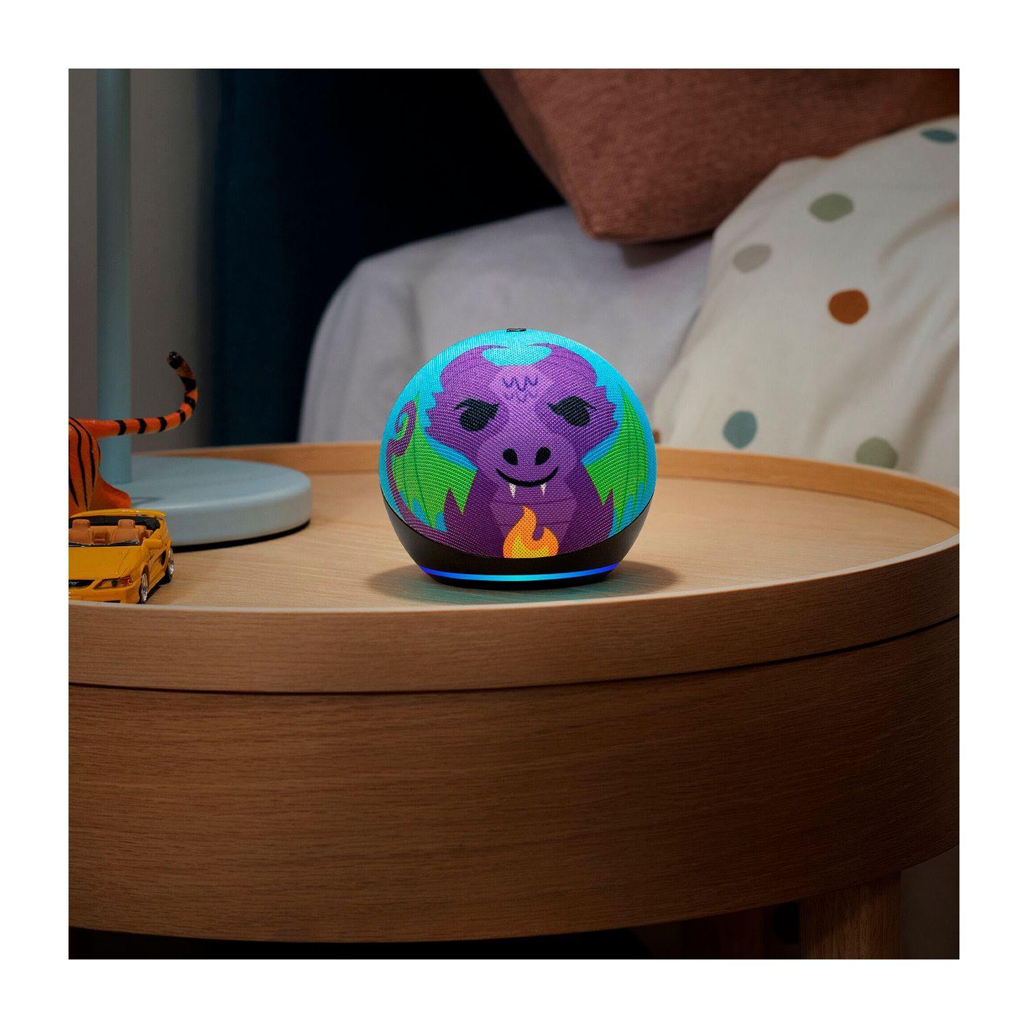 Parlante Inteligente Amazon Echo Dot Kids 5th Alexa Dragón-3