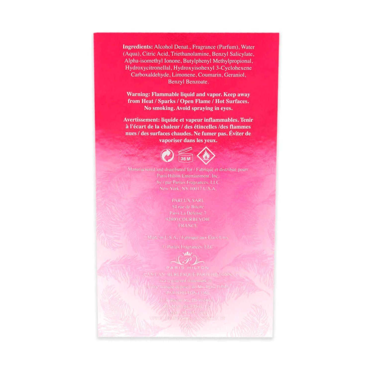 Perfume Paris Hilton Can Can Burlesque EDP 100ml Mujer-3