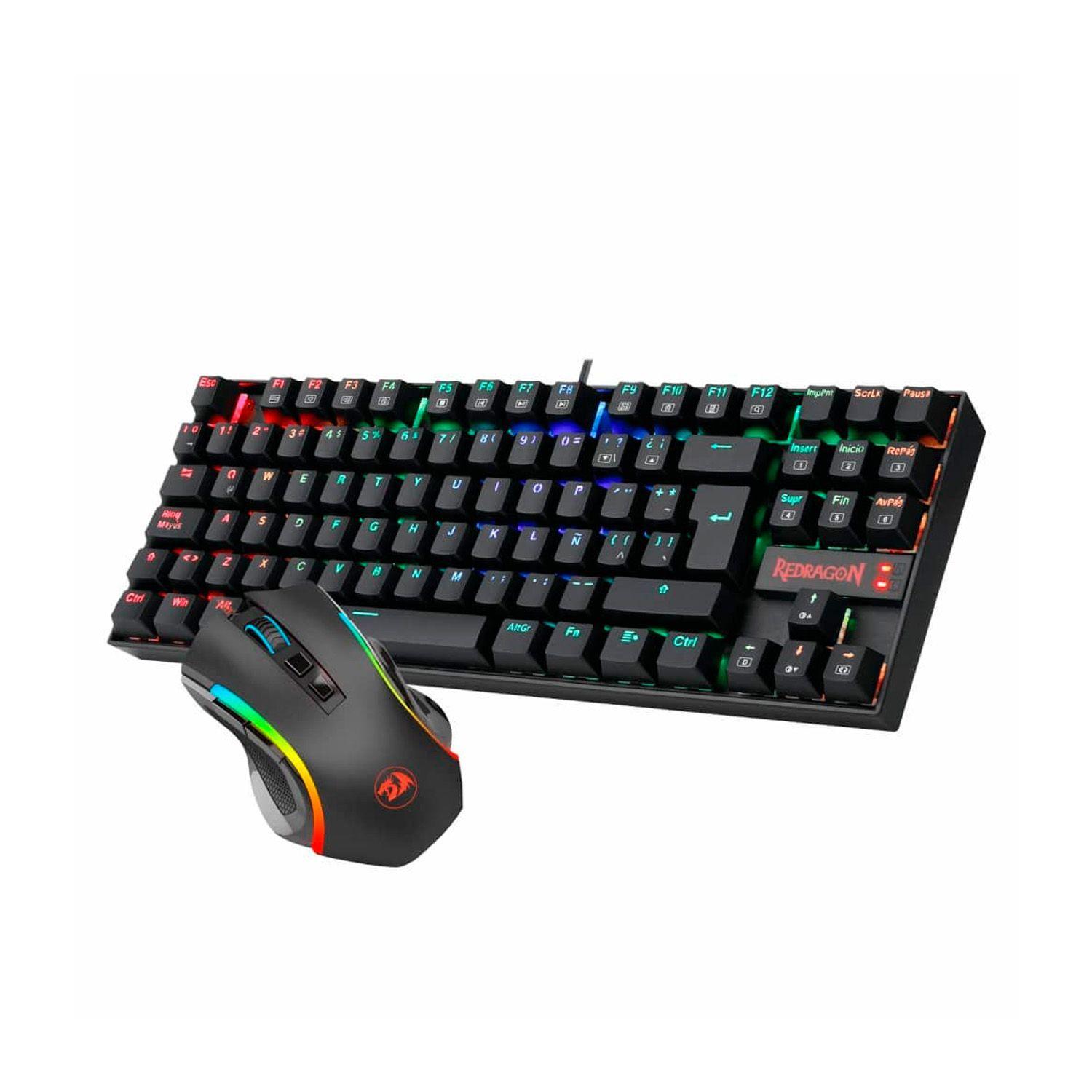 Kit Gamer Redragon Teclado + Mouse K552RGB-BA-SP-0