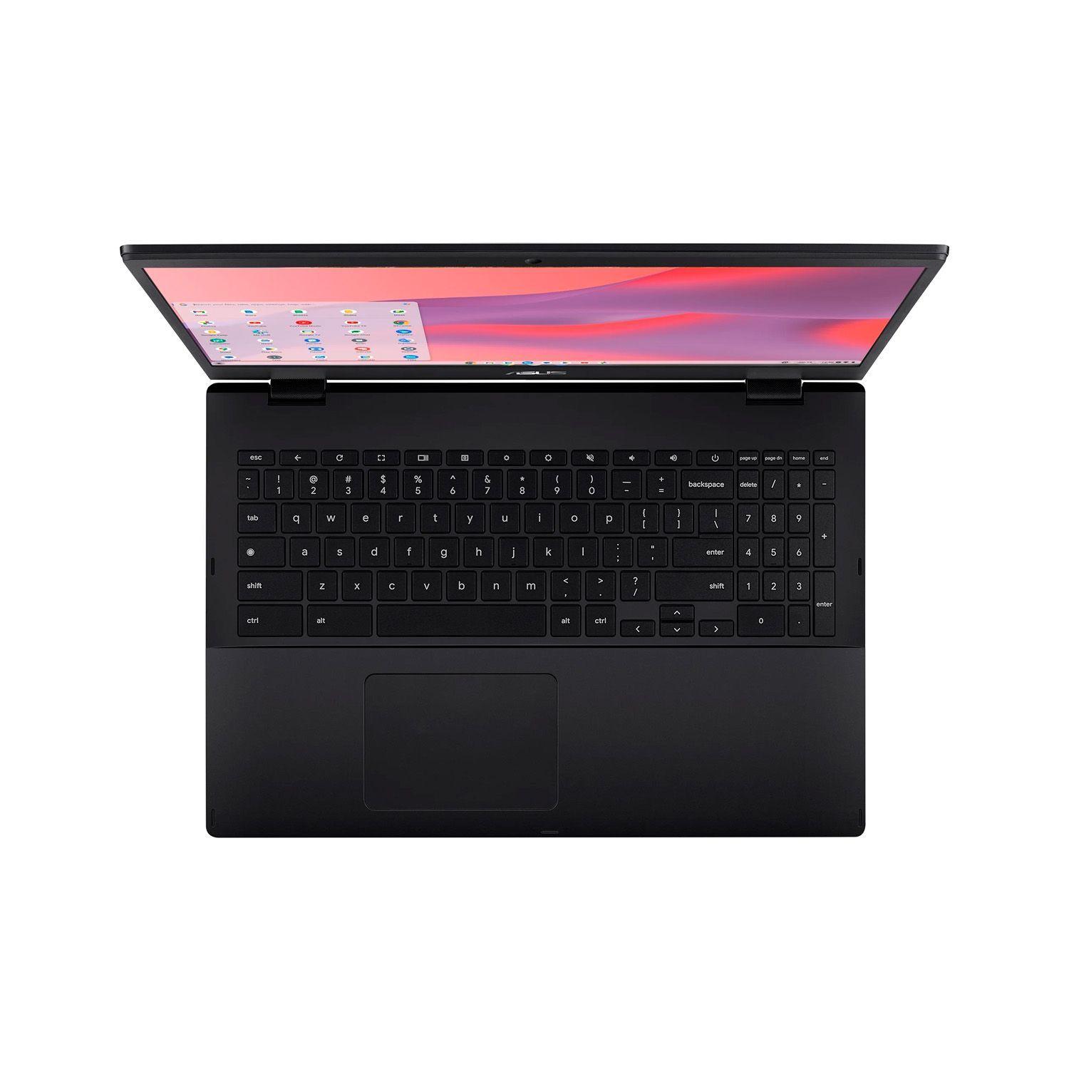 Notebook Chromebook Asus Celeron 4GB 128GB SSD 15.6' HD-4