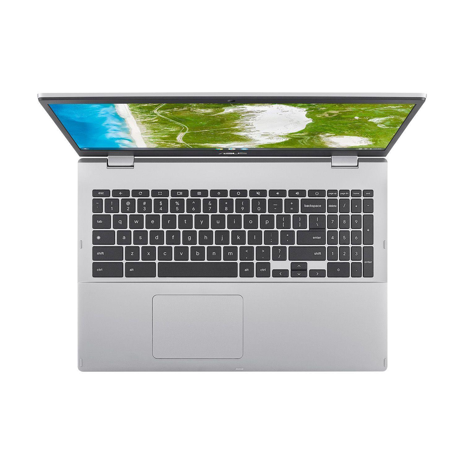 Notebook Chromebook Asus Celeron 4GB 128GB SSD 15.6' FHD-3