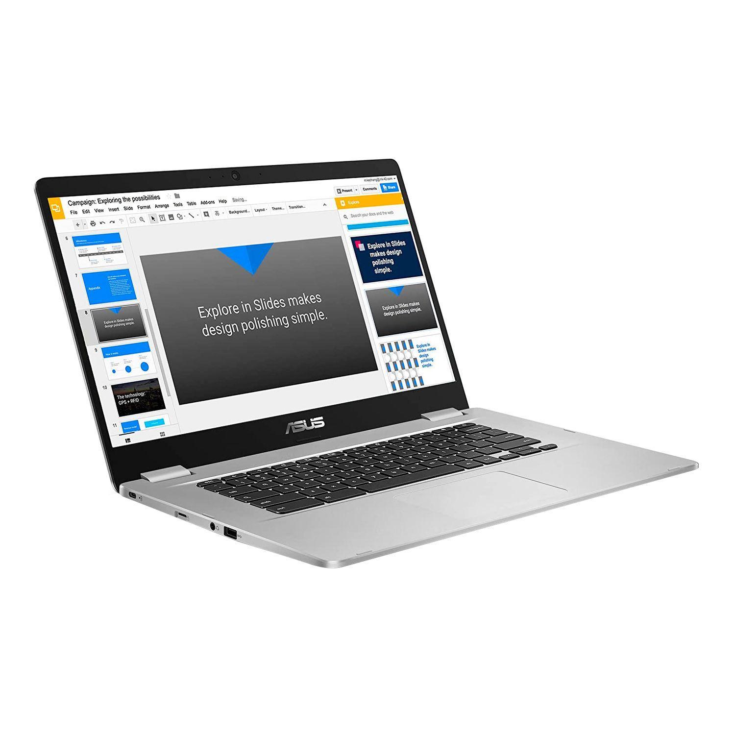 Notebook Asus Chromebook Intel Celeron 4GB RAM 64GB eMMC 15,6" FHD-2