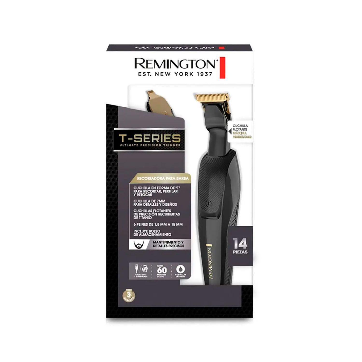Recortadora de Barba Remington T Series MB20A + 6 Peines-3