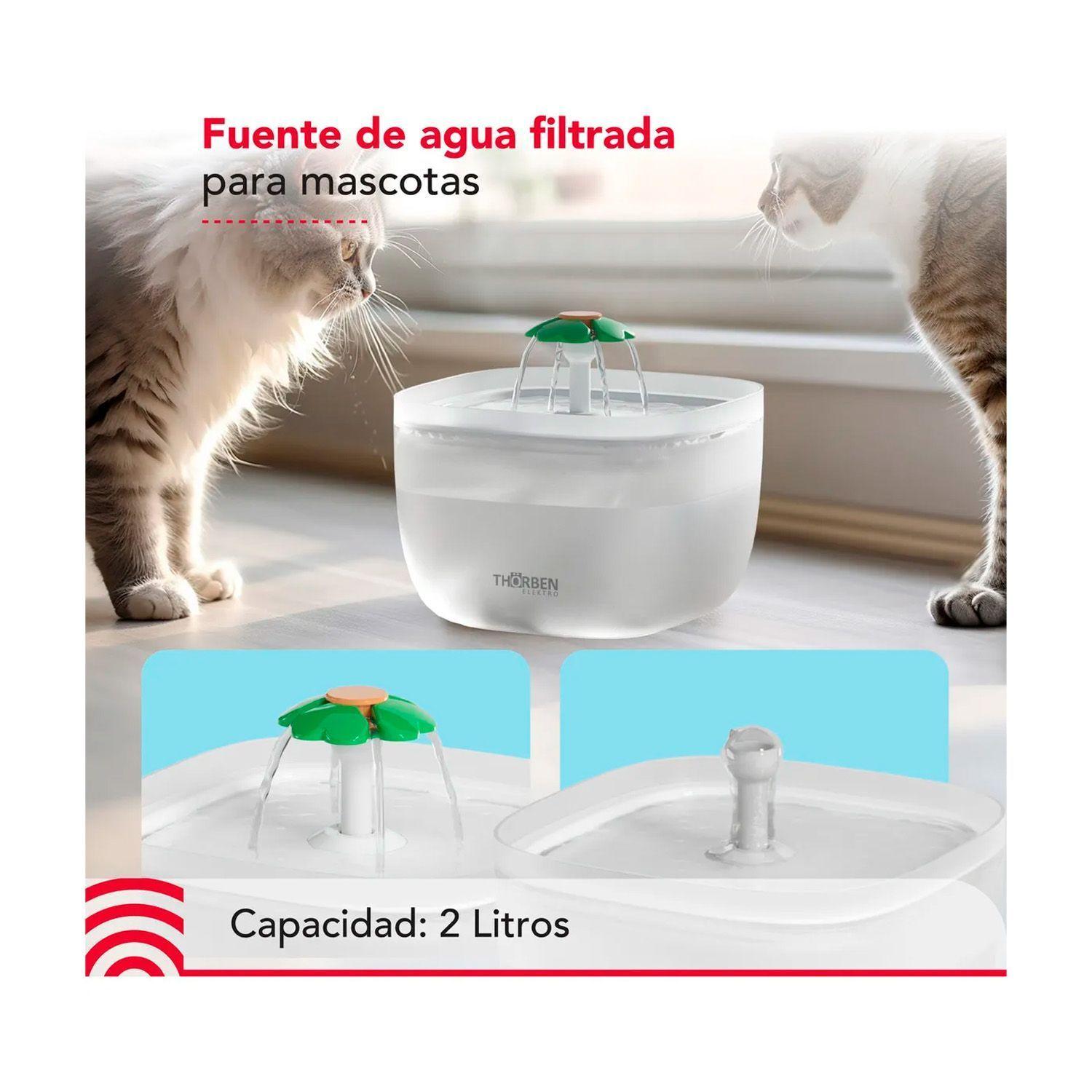 Fuente de Agua Electrica Thorben Pet Water Fountain-2