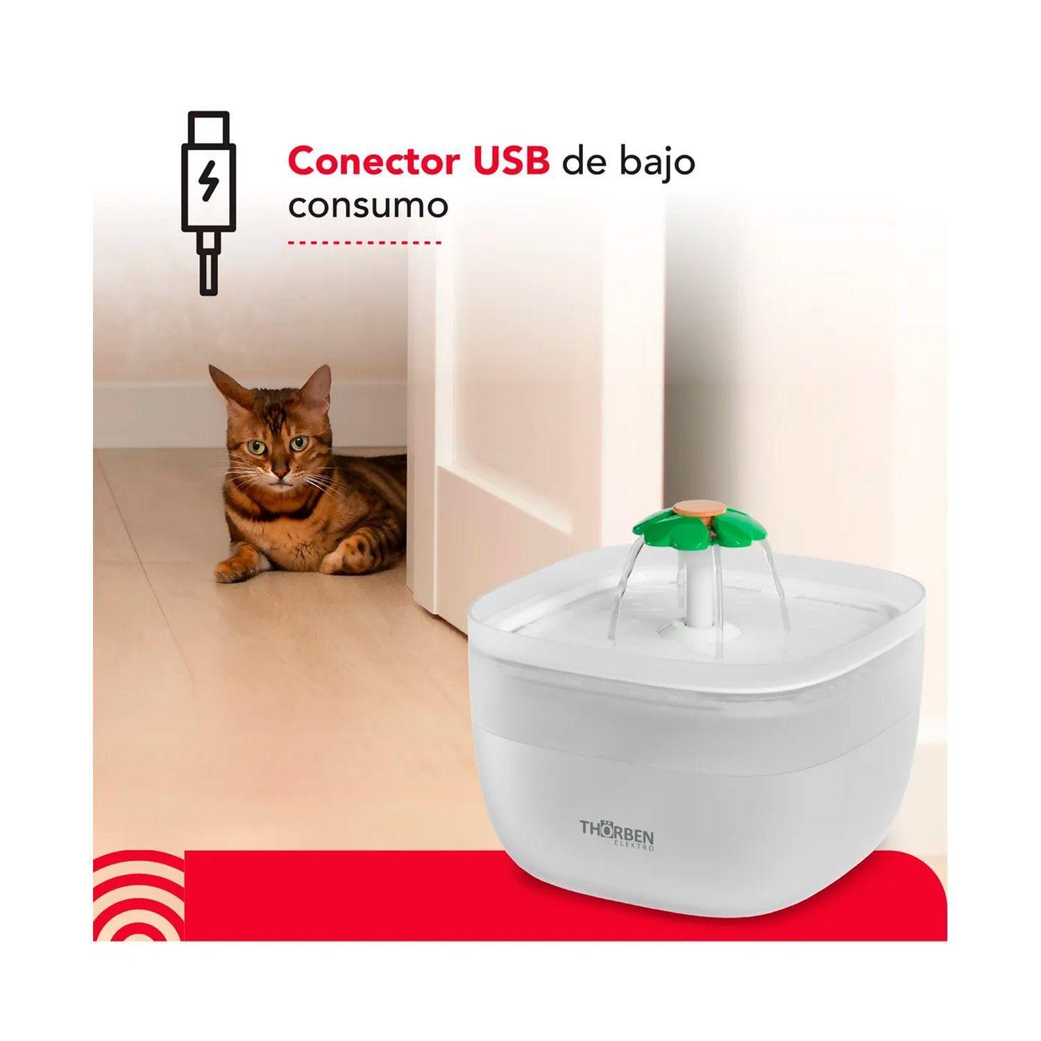 Fuente de Agua Electrica Thorben Pet Water Fountain-4