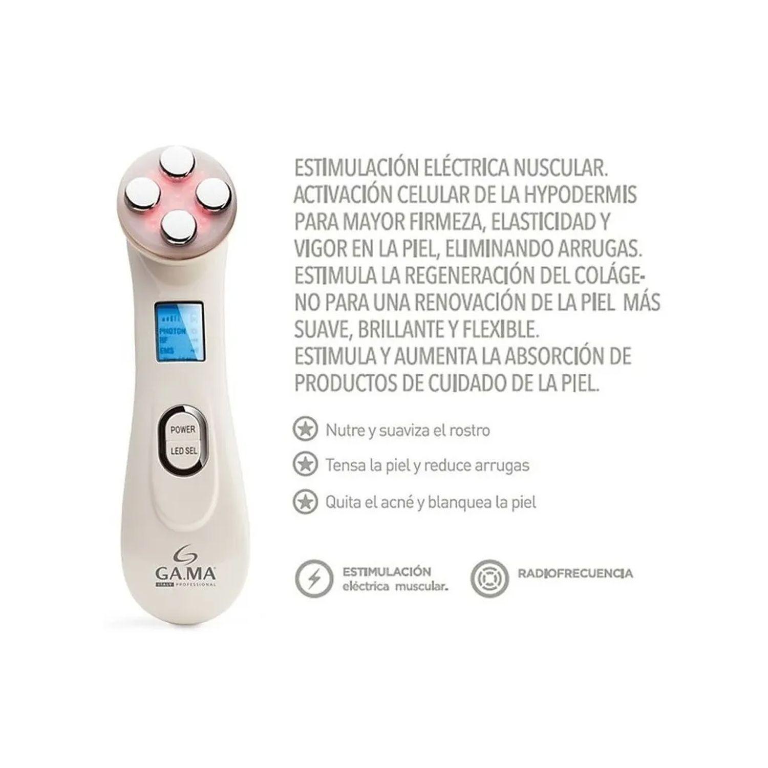 Masajeador Facial Gama Multi Led Color Antiarrugas Antiacné-3